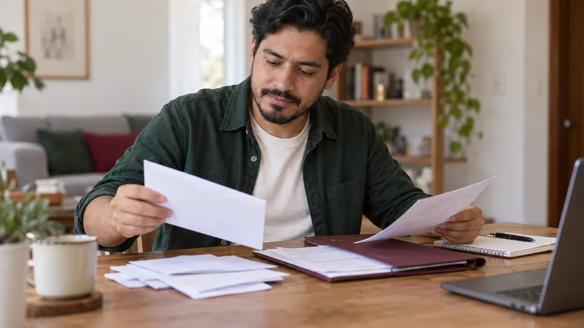 Persona reúne referencias familiares para consultar beneficiarios de cuentas de depósito.