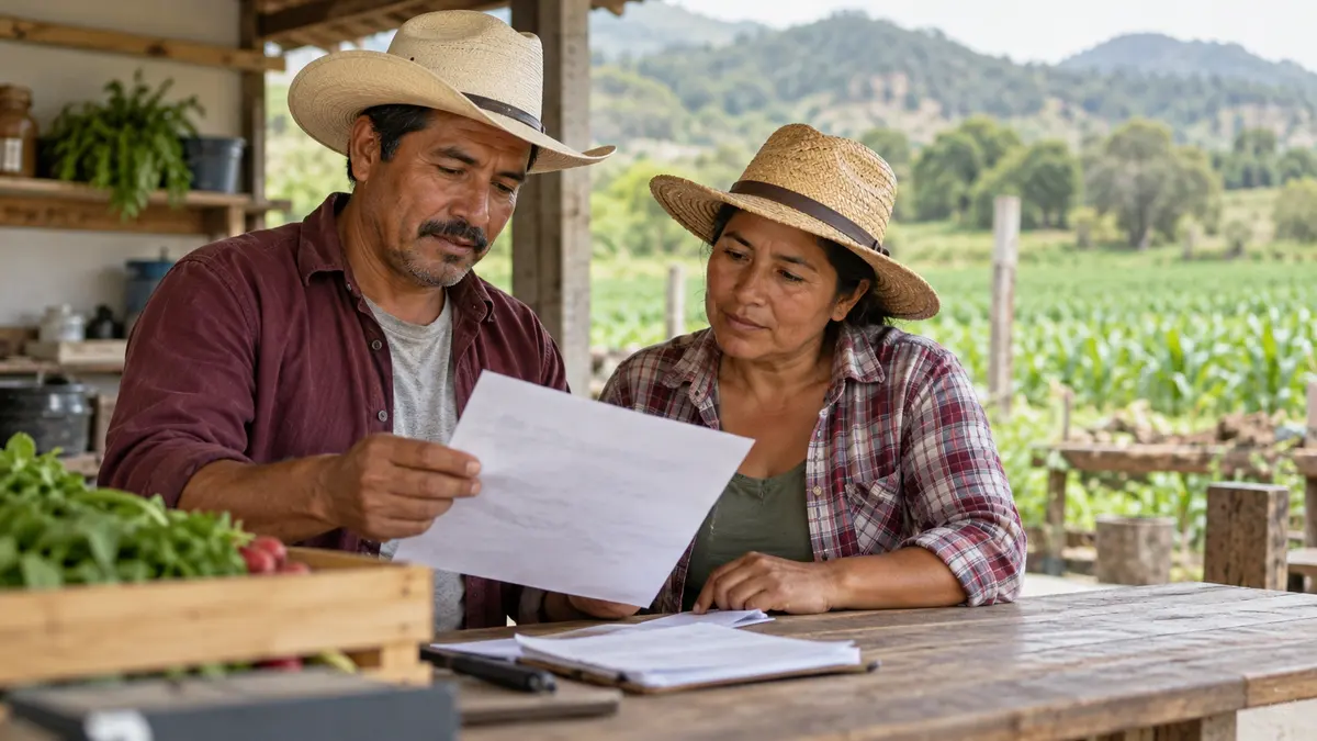 Productores consultan sus antecedentes para revisar el padrón y centro de distribución de fertilizantes.