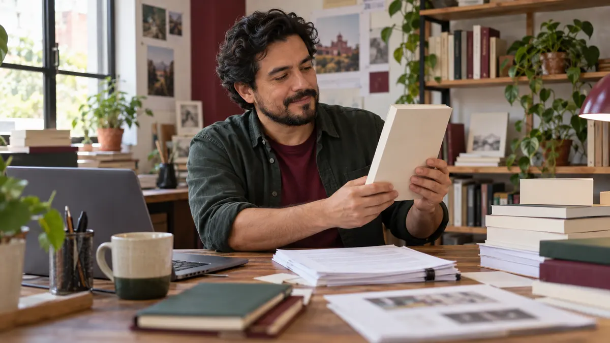 Persona autora que organiza el manuscrito y los datos editoriales de un libro.